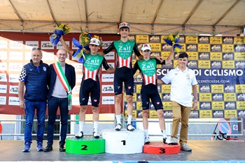 Podio Piccolo Giro dell'Emilia